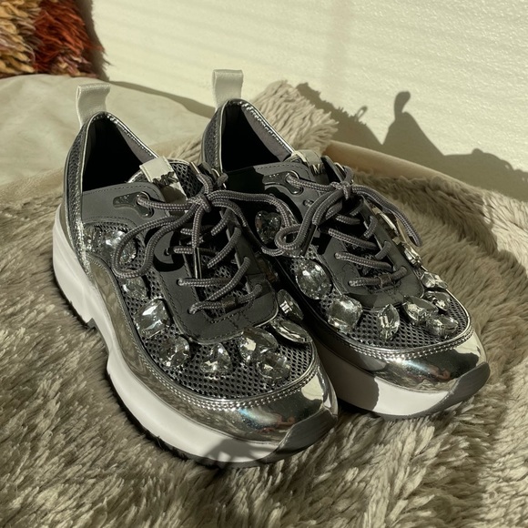 Michael Kors Jewel Muse Trainers - Picture 1 of 8